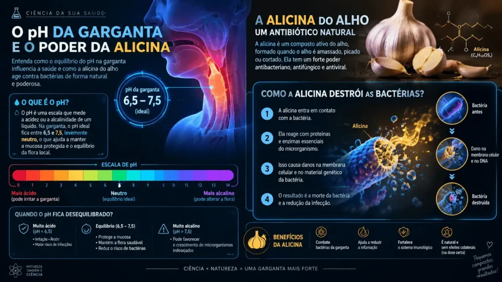 Gráfico explicando como funciona o remédio caseiro para dor de garganta - Blog RadarPratico