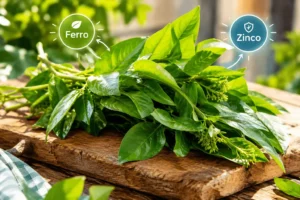 Folhas frescas e verdes ilustrando os benefícios do ora pro nóbis na nutrição humana - Blog RadarPratico