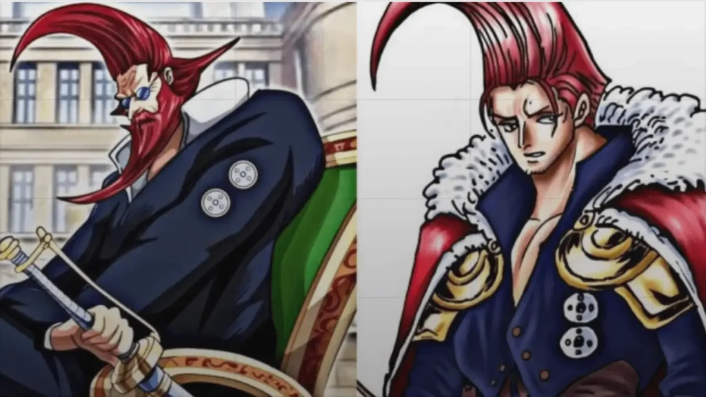 Garling Figarland liderando os Cavaleiros Sagrados de One Piece Blog RadarPratico.